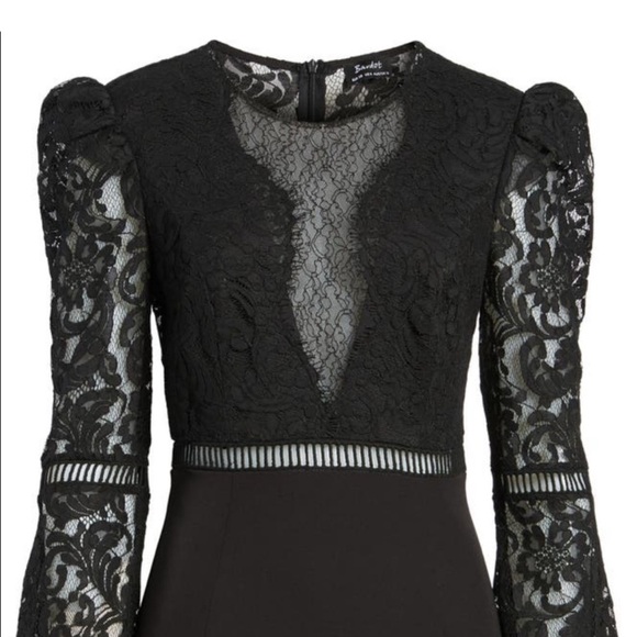 Excellent used condition Bardot Lace Bodice dress size M - Picture 4 of 8